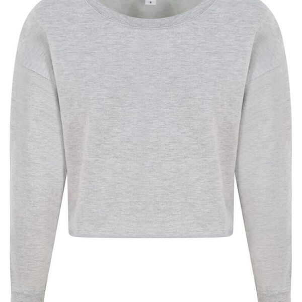 Women's Cropped Pullover Sweatshirt Thumbnail